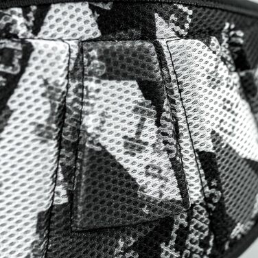 Пояс для важкої атлетики C.P. Sports – фітнес-пояс для бодібілдингу, силових тренувань, важкої атлетики. Міцний нейлоновий пояс для жінок та чоловіків, професійний, ультралегкий, розмір M (87-97 см), колір камуфляжний білий