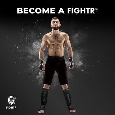 FIGHTR Захисний шолом для боксу та єдиноборств, регульований розмір, для спарингу, MMA, муай-тай, кікбоксингу, максимальний захист