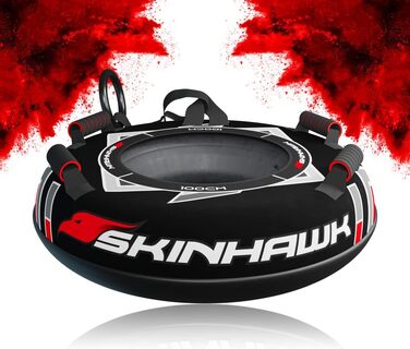 Снігова гума Skinhawk - сніготруба, діаметр 100 см, чорна, преміум якість