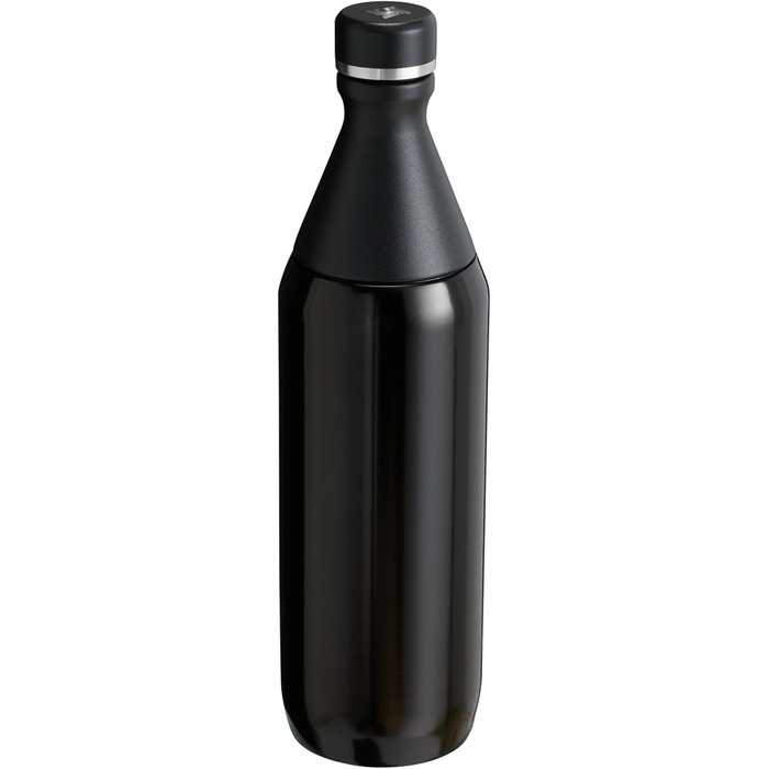 Термос Stanley 1913 All Day Slim 0.6л Чорний - нержавіюча сталь, зберігає холод до 6 год, лід до 11 год, без BPA, герметичний, можна мити в посудомийці