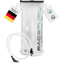 Гідратор RaceFuel для спорту та туризму, 1,5/2 л, легка питна система з трубкою, BPA Free, питна ємність для рюкзака
