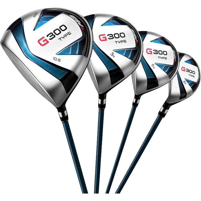 Набір гольф-клубу PGM для чоловіків – 9/12-ти частинний, драйвер Titan #1, міцні залізо, прощаючий паттер, для правшів та лівшів (12 гольф-клубу, графіт)