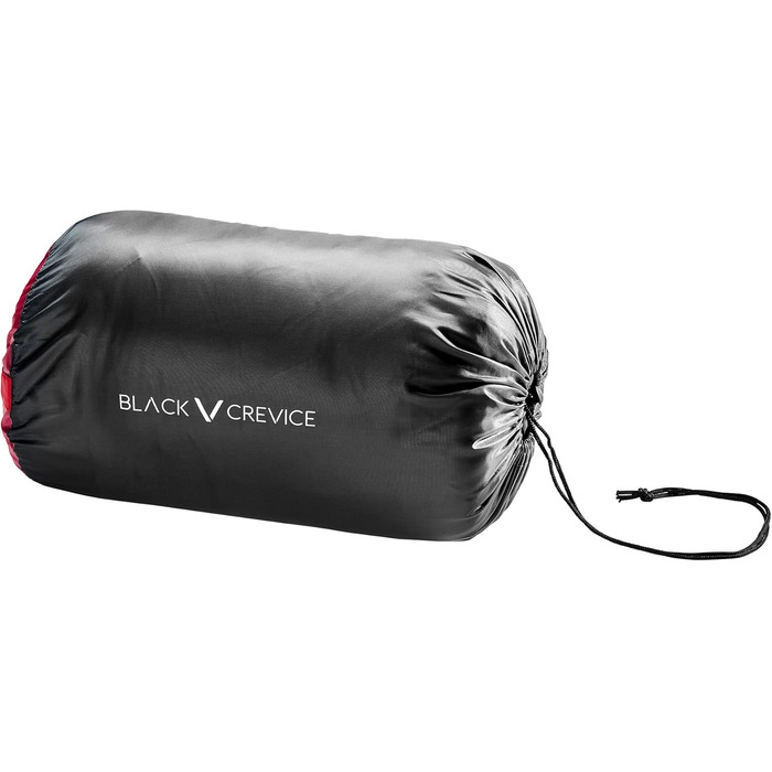 Червоний спальний мішок Kinder Schlafsack для дітей, 165 см, дихаючий та водонепроникний, для кемпінгу, з чохлом для зберігання