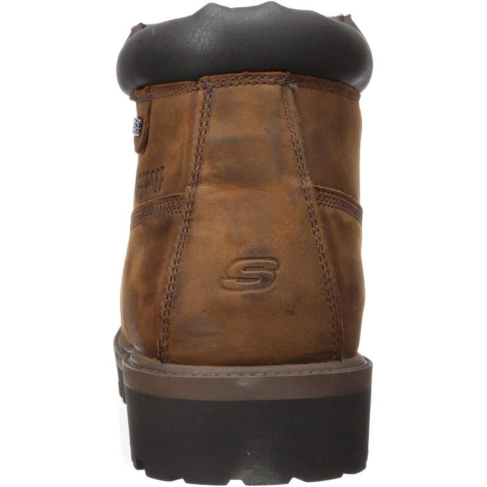 Черевики Skechers Sergeants Verdict 4442 DSCH, чоловічі, коричневі, водонепроникні, шкіра Crazyhorse