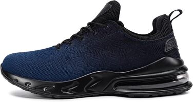 Водонепроникне взуття LARNMERN для чоловіків: спортивне, кухонне, туристичне, повсякденне, фітнес (43 EU, широка колодка, чорно-синій)