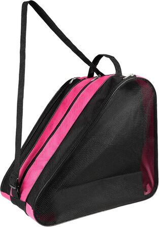 Сумка для роликів та ковзанів для дітей, рожева, з регульованими ремінцями та відділеннями