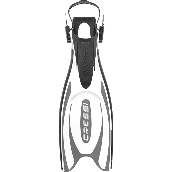 Ласти Cressi Frog Plus для дорослих XS/S (36-39), чорні/білі