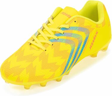 Футбольні бутси JOMIX для чоловіків FG – легкі, неслизькі та зносостійкі з синтетичним верхом, розмір 42 EU, жовті
