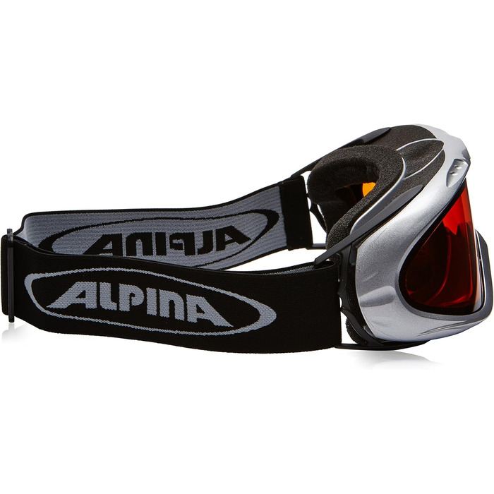 Гірськолижні окуляри Alpina Opticvision D для дорослих, універсальний розмір (сріблястий)
