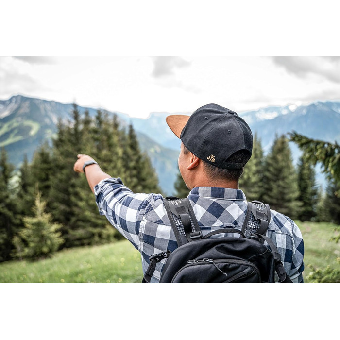 Унісекс кепка-снапбек Jumping Bird чорна, регульована бейсболка для активного відпочинку