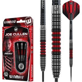 Дартс WINMAU Joe Cullen Special Edition 90% вольфрам, 23 г, сталевий наконечник, професійний набір з хвостовиками і оперенням