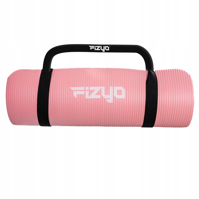 Килимок для фітнесу Fizyo, 190 см x 80 см, рожевий