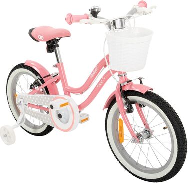 Дитячий велосипед Actionbikes Starlight 12/16/20 дюймів, V-Brake, для хлопчиків і дівчаток, з крилами, для дітей 2-9 років