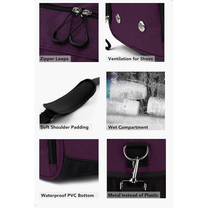 Спортивна та дорожня сумка Fitgriff® Mulberry - з відділенням для взуття та мокрих речей - для спорту, фітнесу та подорожей - 58 x 31 x 31 см