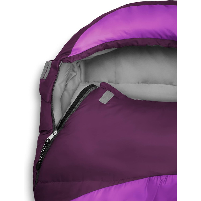 Спальний мішок Where Tomorrow Mumienschlafsack Violett 230x80 см - фіолетовий, для кемпінгу, теплий