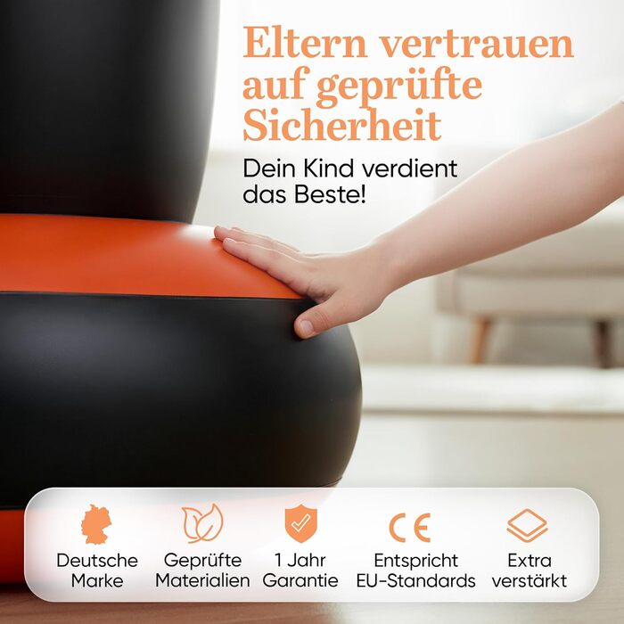 Боксерський мішок дитячий Lululearn® з поворотним верхом, з рукавичками для боксу (від 2 років) для хлопчиків та дівчаток: бокс, карате, тхеквондо