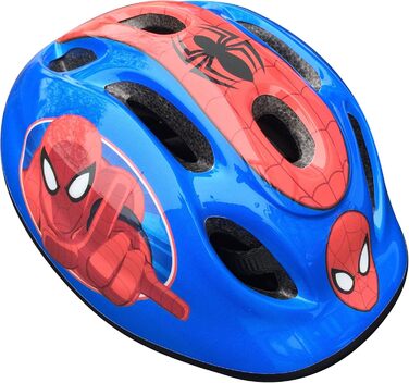 Дитячий шолом із регульованою талією, наколінники та налокітники Spiderman, синій