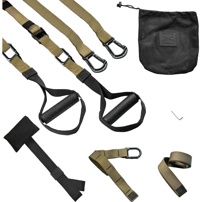 Слінг-тренажер Elite з комплектом кріплень (вкл. дверний анкер), преміум-якість для дому та в дорогу