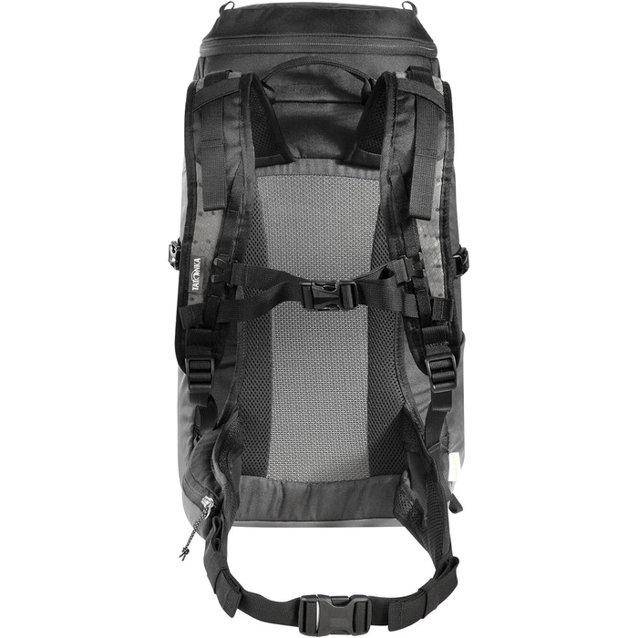 Рюкзак Tatonka Hike Pack 32 л з вентиляцією спини та дощовиком, легкий туристичний рюкзак для походів, чорний/сірий