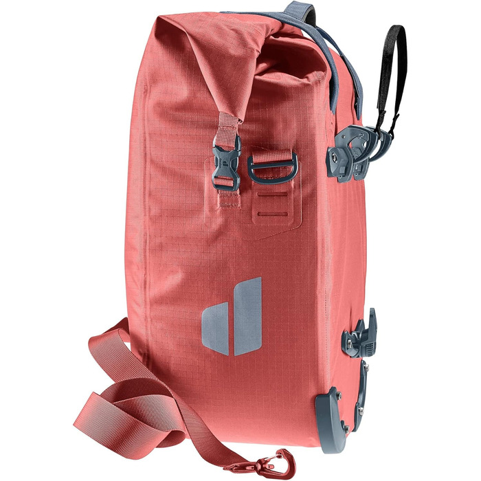 Велосипедна сумка Deuter Weybridge 25+5 л, водонепроникна, на задній багажник, колір Redwood