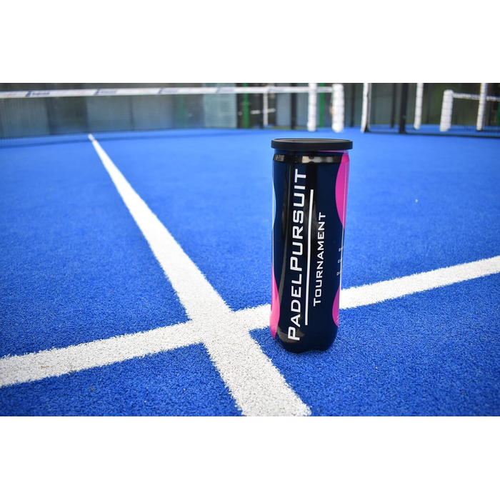 М'ячі для падел-тенісу PadelPursuit Tournament - 9 шт. в упаковці, для змагань та турнірів
