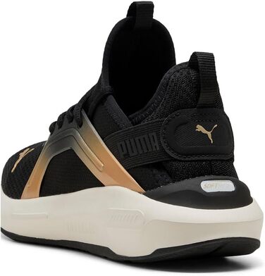 Жіночі кросівки PUMA Softride Enzo 5 Metallic для бігу та повсякденного носіння, 40 EU, Puma Black, Warm White, Puma Gold