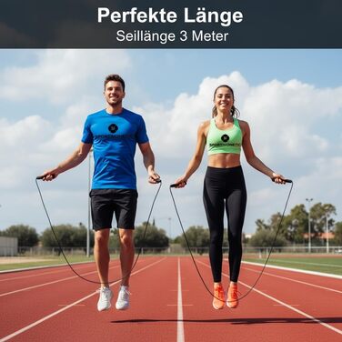 Стрибкове канат для дорослих та дітей - для фітнесу, кросфіту, спорту, боксу та відпочинку - регульований, червоний