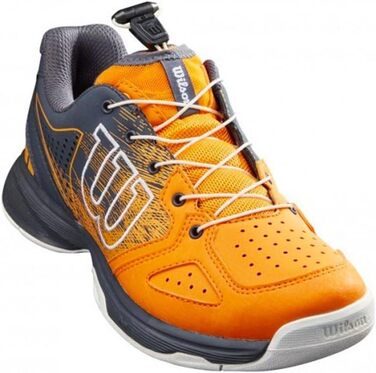 Тенісні кросівки Wilson KAOS QL Junior - білі дитячі кросівки (39 EU, Autumn Glory Ebony White)