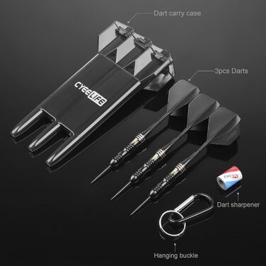 Дарти CyeeLife 26 г, сталеві стріли з кейсом та аксесуарами для дартсу
