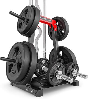 Стійка Marbo-Sport MH-S207 для дисків, гантелей та грифів, металева, багатофункціональна