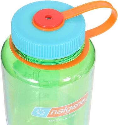 Пляшка для води Nalgene Sustain Tritan 907 мл, BPA-free, 50% перероблений пластик, широка горловина, колір Pear