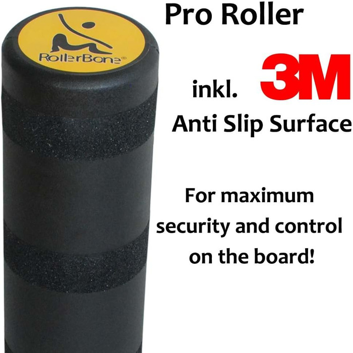Балансборд RollerBone 1.0 Pro Set з Softpad та килимком для тренувань, балансувальна дошка