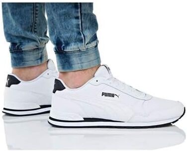 Кросівки PUMA St Runner L Low-Top білі, унісекс, розмір 43 EU V2
