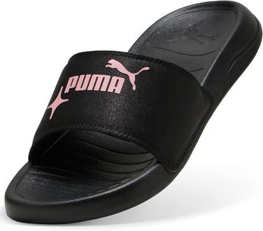 Жіночі шльопанці PUMA Popcat 20 Satin Princess, чорно-рожеві (40.5 EU)