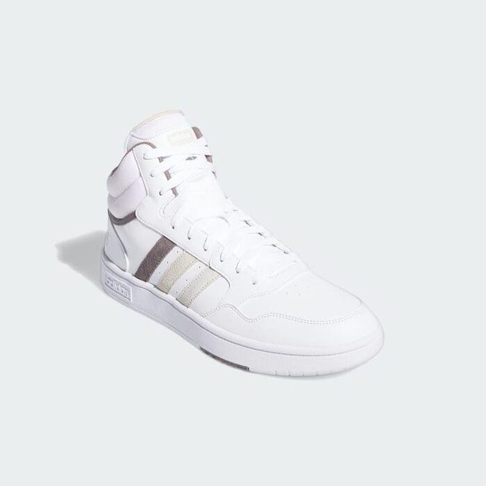 Кросівки Adidas Hoops 3 чоловічі білі, сірі, чорні (46 2/3 EU)