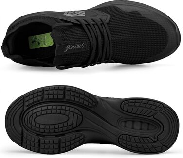 Чоловічі кросівки для бігу та занять спортом: біг, теніс, фітнес, повсякденне носіння. Розмір 40 EU, чорний колір. Легкі, дихаючі, для активного відпочинку та занять спортом.