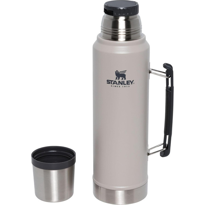 Термос Stanley Classic Legendary з нержавіючої сталі, 1 л – зберігає тепло/холод до 48 годин, BPA-free, для напоїв, підходить для миття в посудомийній машині