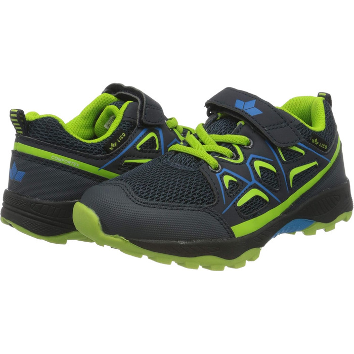 Дитячі кросівки Lico Posadas V, 28 EU, темно-синій/лимонний