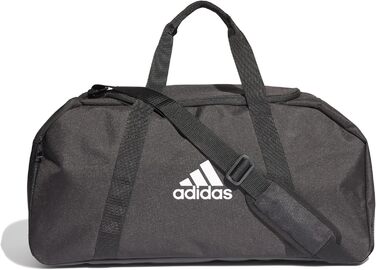 Сумка-дуфел adidas Tiro Primegreen середня, чорна/біла, M