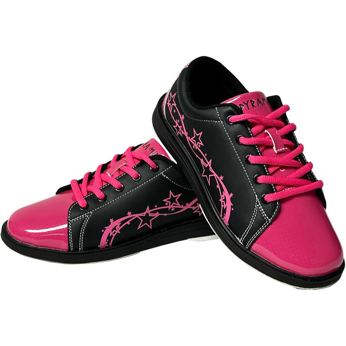 Жіночі боулінг-шоу Pyramid Rise Black/Hot Pink, 36 EU, зірки
