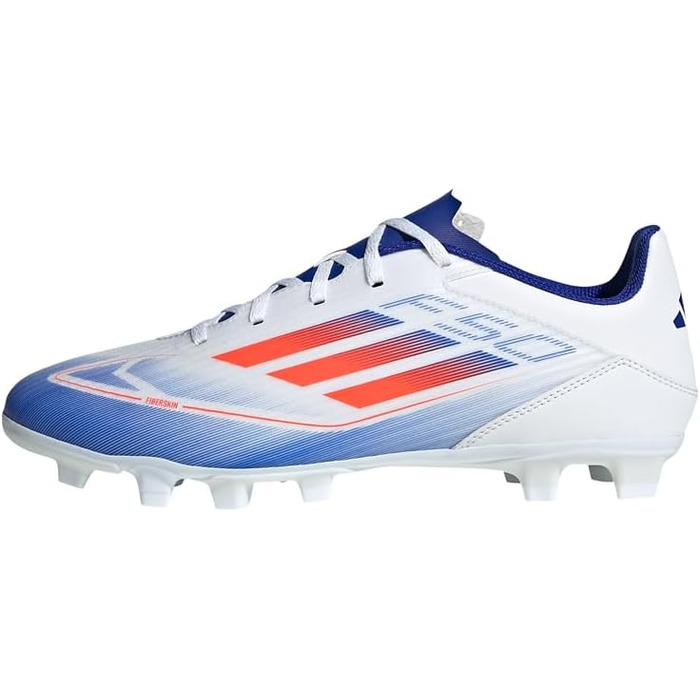 Бутси для футболу Adidas F50 Club Unisex, 44 2/3 EU, Cloud White/Solar Red/Lucid Blue