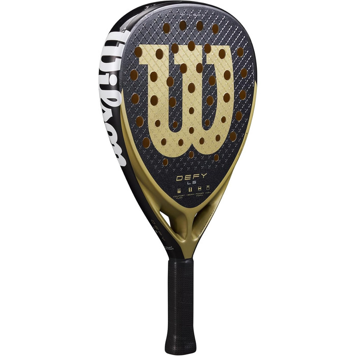 Ракетка для падел-тенісу Wilson Defy LS V1, чорний/золотий