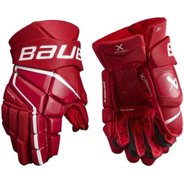 Хокейні рукавички Bauer Vapor 3X Senior, 14 дюймів, червоні