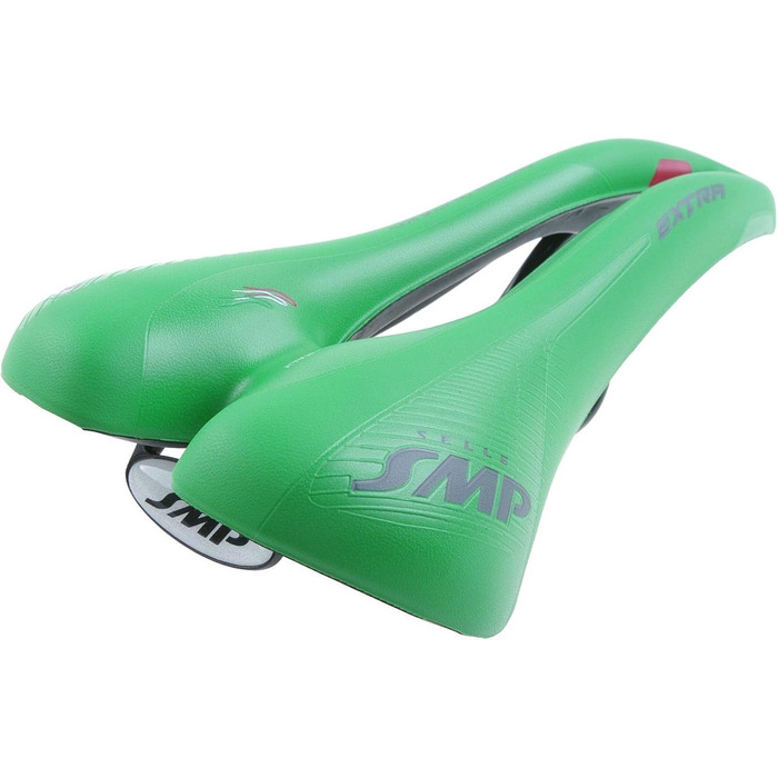 Велосипедне сідло SMP Selle Extra Color Edition, зелений, універсальний розмір, для MTB і шосейних велосипедів, 100% без тиску