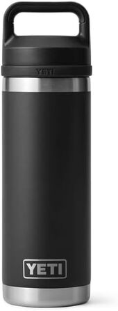Термобутилка YETI Rambler з кришкою Chug, чорна, 532 мл