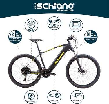 Електровелосипед F.lli Schiano E-Jupiter 27.5