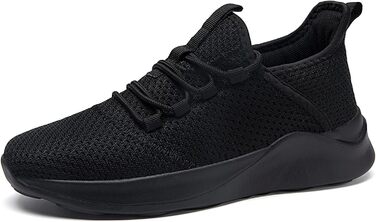 Чоловічі кросівки для бігу та занять спортом. Легкі, дихаючі, чорні, розмір 43 EU. Підходять для бігу, тренувань, фітнесу та повсякденного носіння.