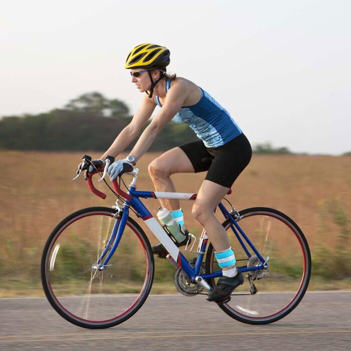 Важкі манжети на зап'ястя та кісточки, 0,25/0,5 кг, набір, синій. Важкі манжети для рук та ніг, для фітнесу, бігу, йоги, танців