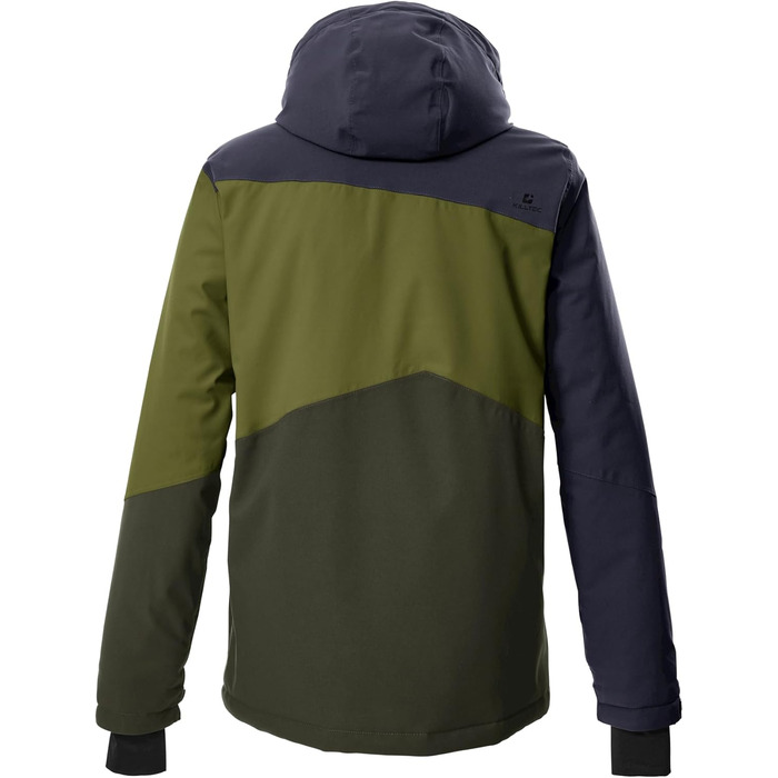 Killtec чоловіча лижна куртка з капюшоном та снігозахистом, водонепроникна, вітронепроникна, дихаюча (XXL, 00788-moos)