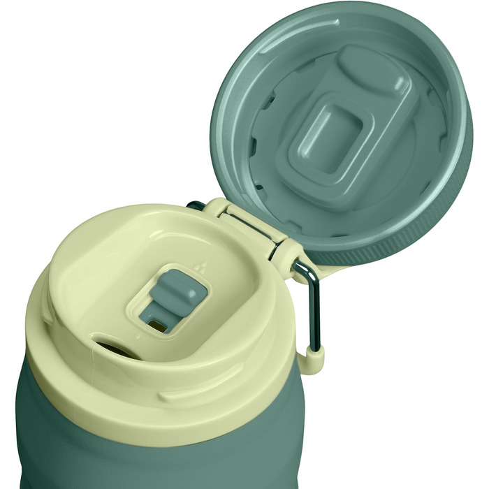 Термос-пляшка STANLEY 1913 IceFlow Bottle Twist Flip 0.47L, сталева вакуумна пляшка для напоїв (Shale)